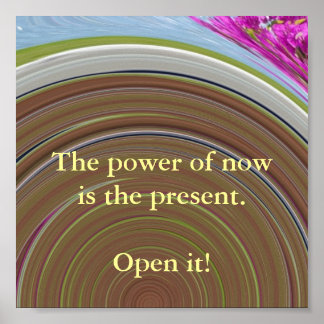 The Power of now Poster