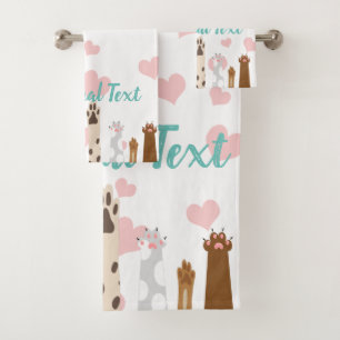 The Power of Paws  Bath Towel Set