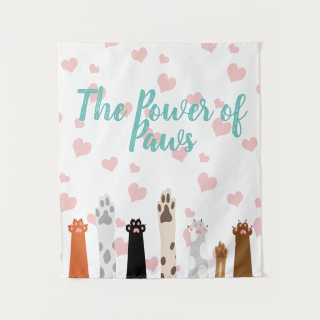 The Power of Paws  Tapestry (Front)