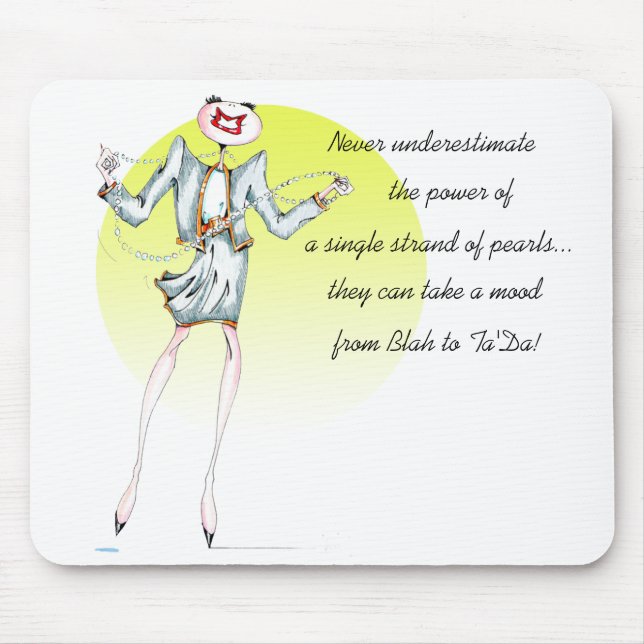 The Power of Pearls fab' mousepad (Front)