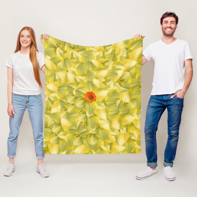 The Power of Petals Fleece Blanket (In Situ)