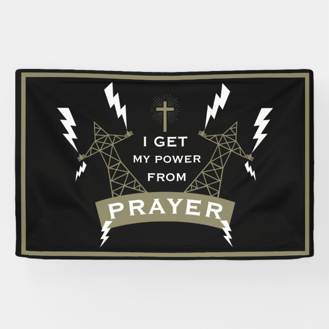The Power Of Prayer Banner (Horizontal)