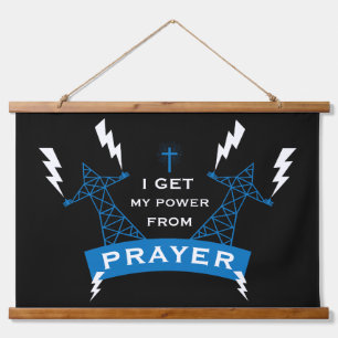 The Power Of Prayer Hanging Tapestry