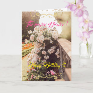 The Power of the Flower Card