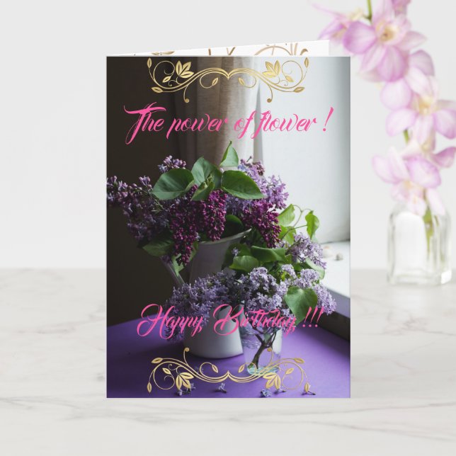 The Power of the Flower Card (Orchid)