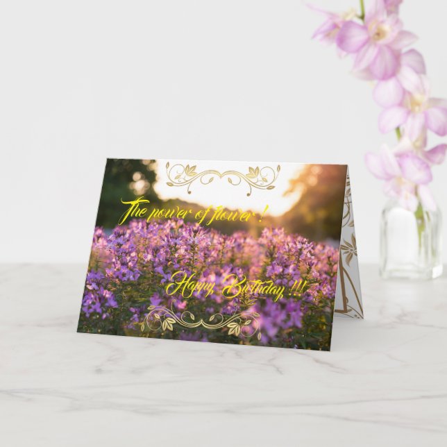 The Power of the Flower Card (Orchid)