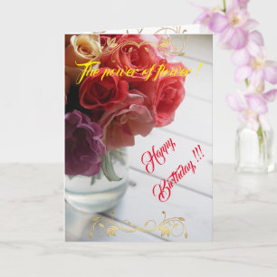 The Power of the Flower Card