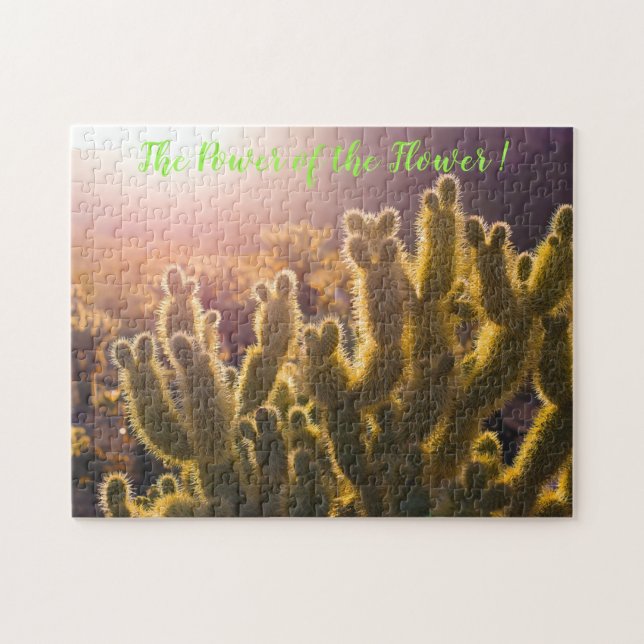 The Power of the Flower Jigsaw Puzzle (Horizontal)