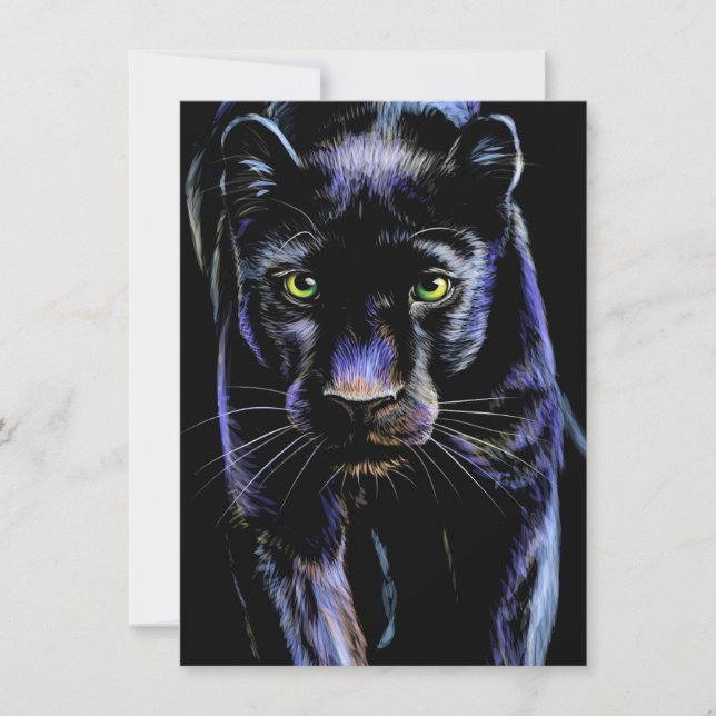 The Power of the Panther Invitation (Front)