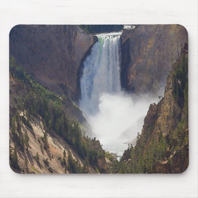 The Power Of Yellowstone Mouse Pad (Front)