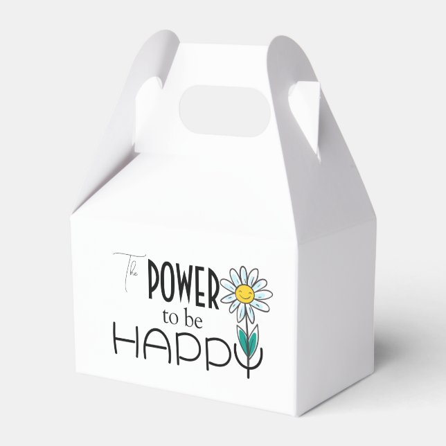 THE POWER TO BE HAPPY FAVOR BOX (Front Side)
