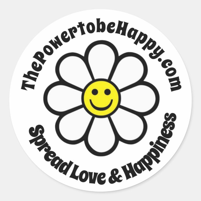 The Power to be Happy Sticker (Front)