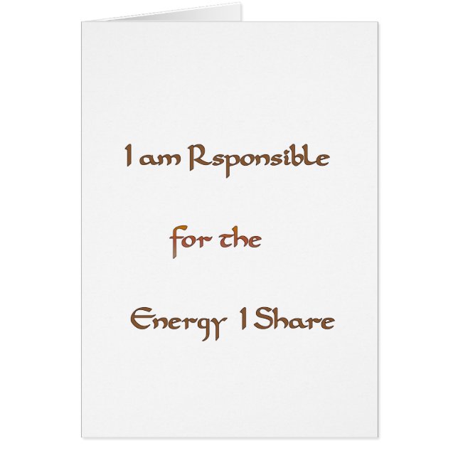 The Power Within: Energy Matters (Front)