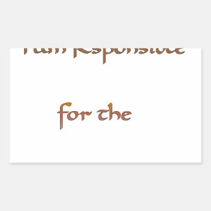 The Power Within: Energy Matters Rectangular Sticker