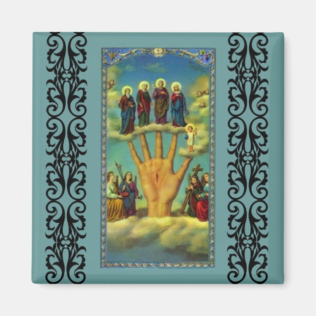 The Powerful Hand (Mano Poderosa ) Magnet (Front)