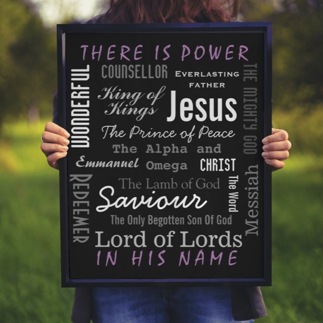 The Powerful Name of Jesus Christian  Poster (Creator Uploaded)