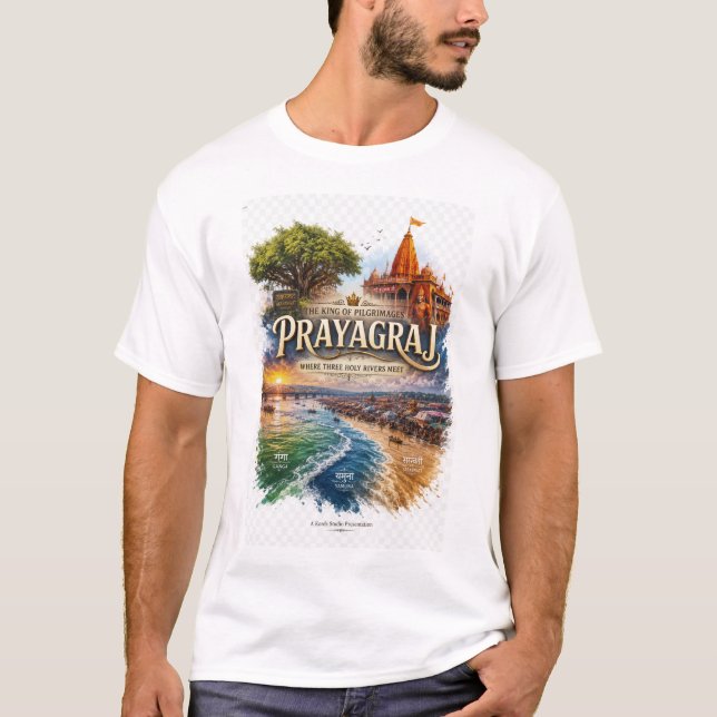 The "Prayagraj" Holistic T-Shirt (Front)