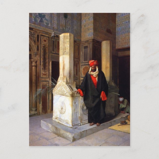 The Prayer at the Tomb postcard (Front)