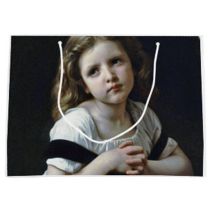 The Prayer, Bouguereau Large Gift Bag