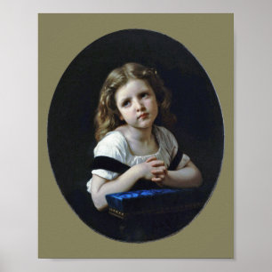 The Prayer, Bouguereau Poster