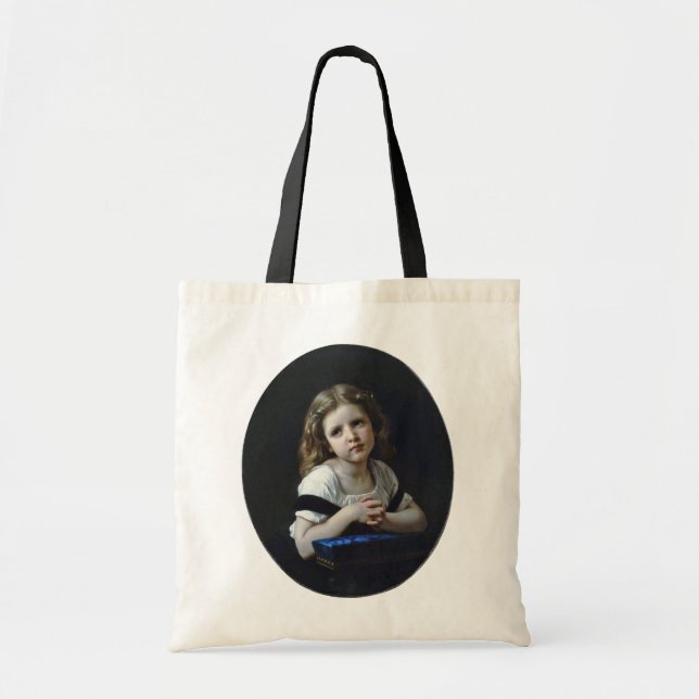 The Prayer, Bouguereau Tote Bag (Front)