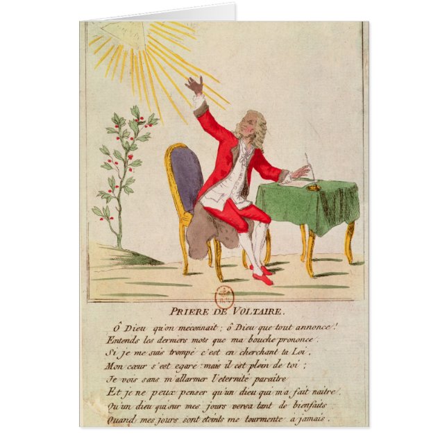 The Prayer of Voltaire (Front)