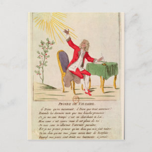 The Prayer of Voltaire Postcard