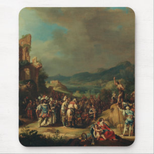 The Preaching of John the Baptist by Bartholomeus Mouse Pad