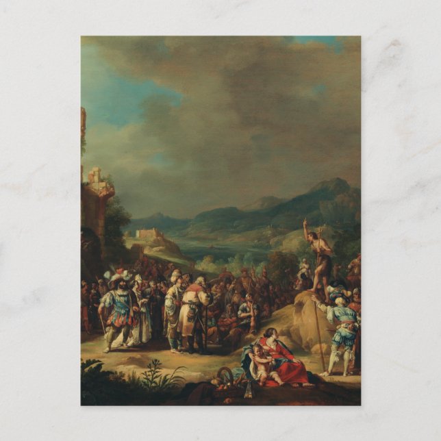 The Preaching of John the Baptist by Bartholomeus Postcard (Front)