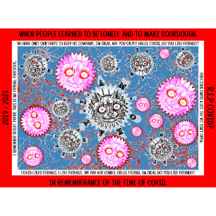 The Precious Remembers COVID Tea Towel