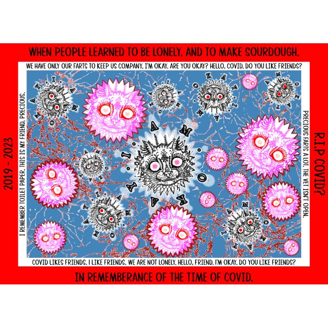 The Precious Remembers COVID Tea Towel (Creator Uploaded)