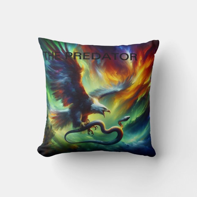  The Predator and the Prey" Cushion (Front)