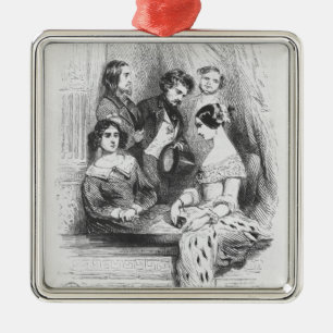 The Premiers Gentilhommes theatre box Metal Tree Decoration