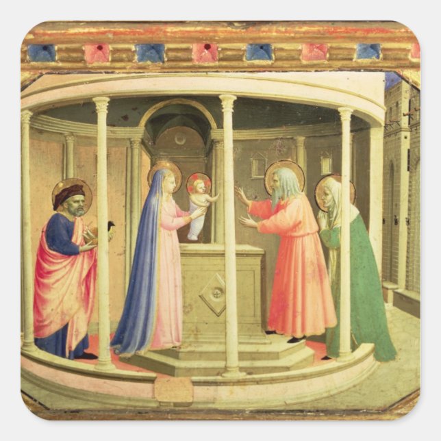 The Presentation in the Temple Square Sticker (Front)