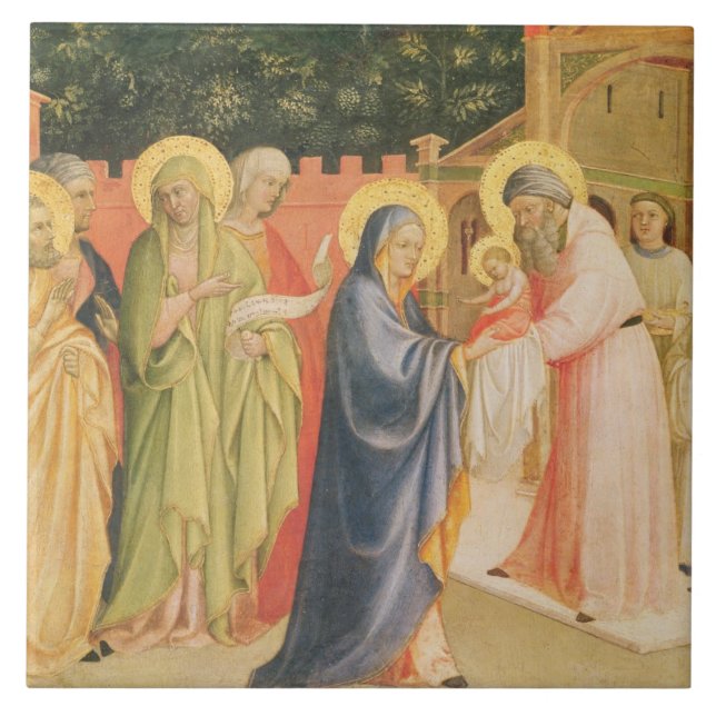 The Presentation in the Temple Tile (Front)