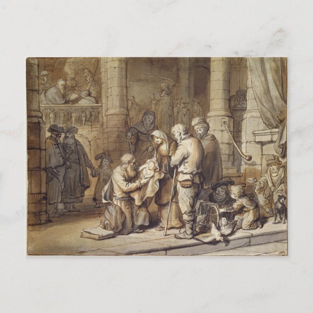 The Presentation of Christ in the Temple Postcard (Front)