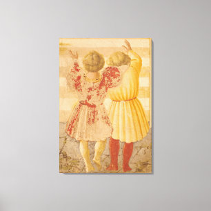 The Presentation of Mary in the Temple, 1433-34 Canvas Print