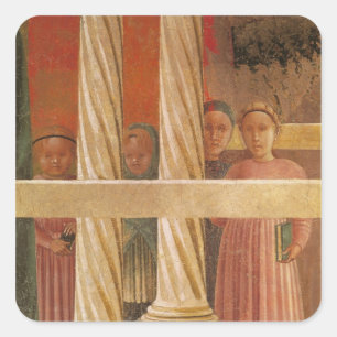 The Presentation of Mary in the Temple, 1433-34 Square Sticker