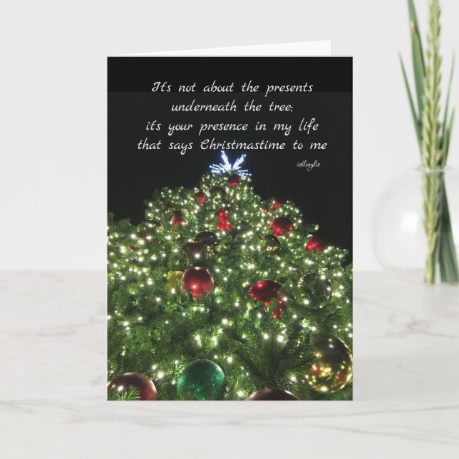 The Presents of Christmas Holiday Card (Front)