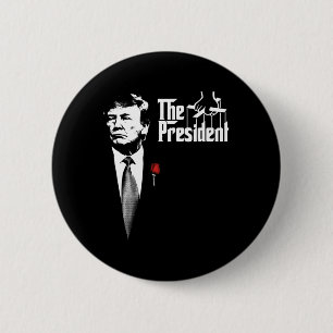 The President Donald Trump Movie Poster Trending M 6 Cm Round Badge