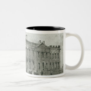 The President's House After its Destruction Two-Tone Coffee Mug
