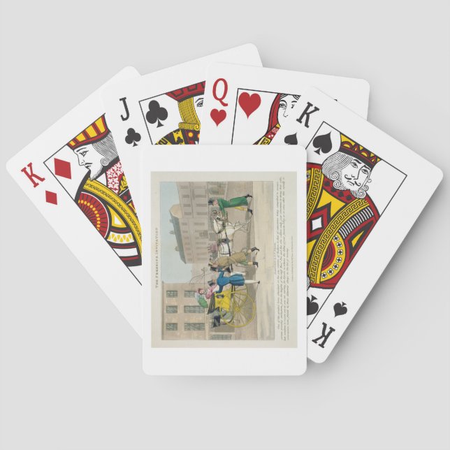 The Pressing Invitation, from 'Fashionable Bores, Playing Cards (Back)