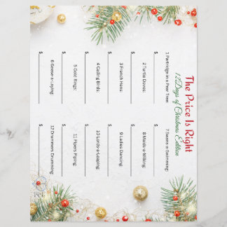 The Price is Right - 12 Days of Christmas Edition