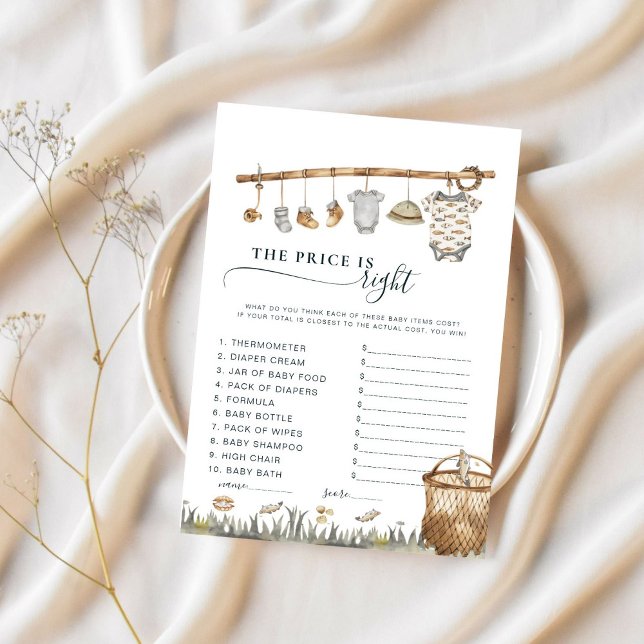 The Price Is Right Reel Fun Fishing  Baby Shower  (Creator Uploaded)