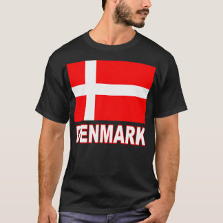 The Pride of Denmark Danish National Flag Design T-Shirt