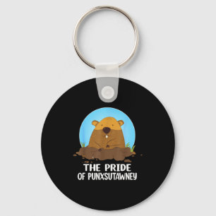 The Pride Of Punxsutawney Happy Groundhog Day 2024 Key Ring