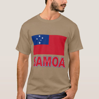 The Pride of Samoa Samoan National Flag Design fri T-Shirt