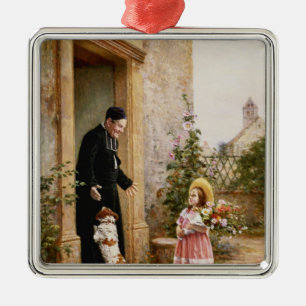 The Priest's Birthday Metal Tree Decoration