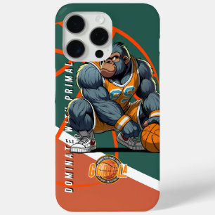 The Primal force of Basketball iPhone 15 Pro Max Case