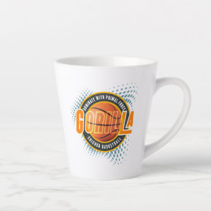 The Primal force of Basketball   Latte Mug